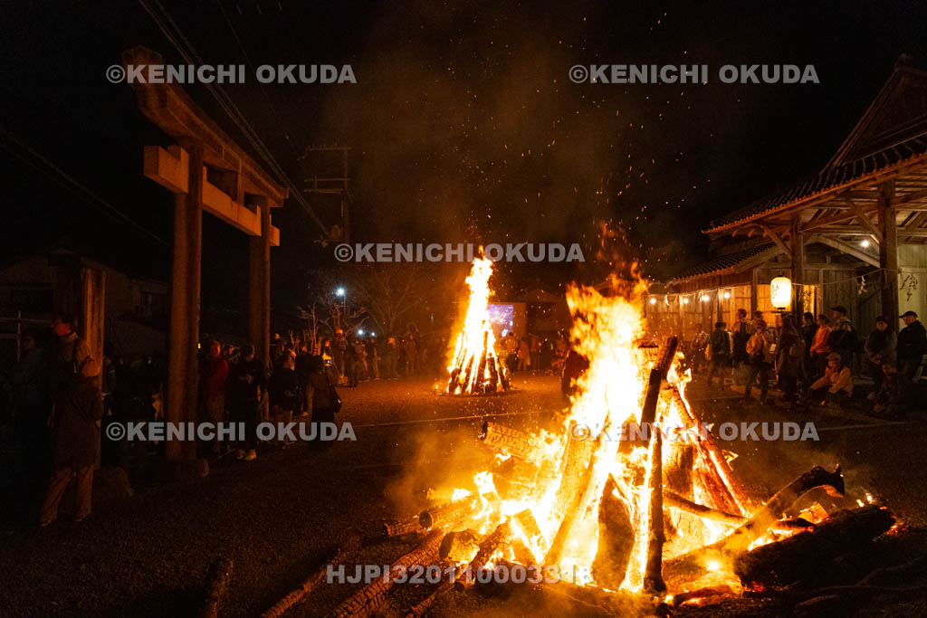 京都府　由岐神社　鞍馬の火祭