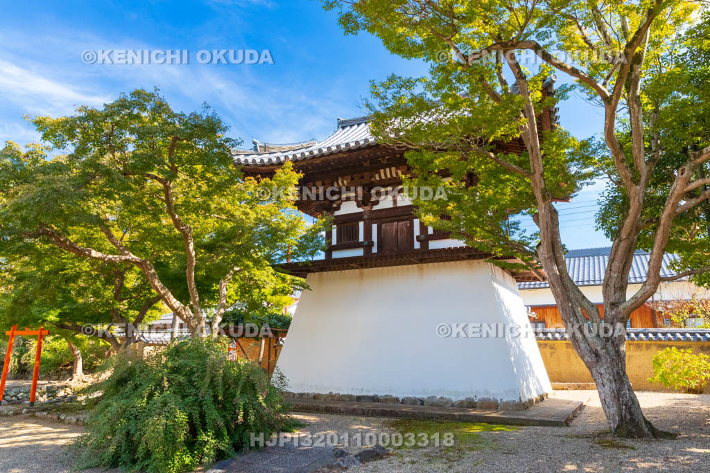 奈良県　新薬師寺　鐘楼（重文）
