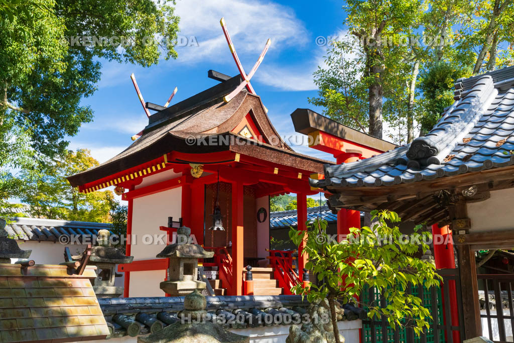 奈良県　南都鏡神社　本殿（本社）