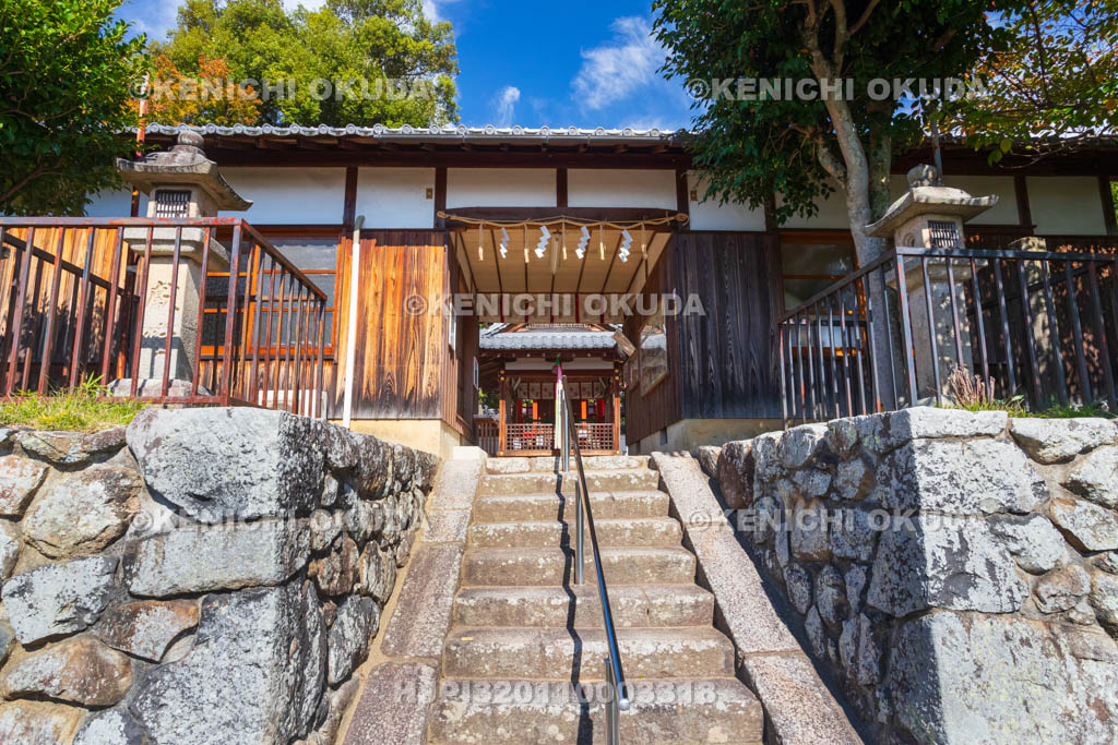 奈良県　南都鏡神社　参道