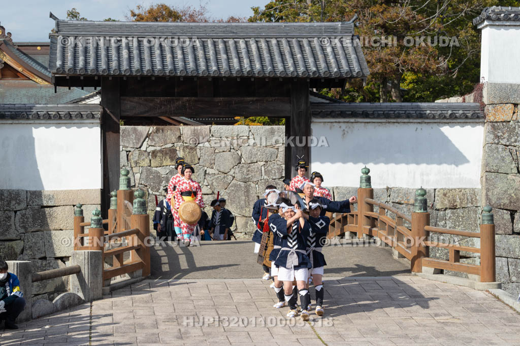 兵庫県　赤穂義士祭　大名行列（駕籠）