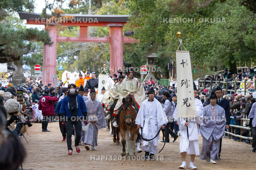 奈良県　春日大社　春日若宮おん祭　お渡り式