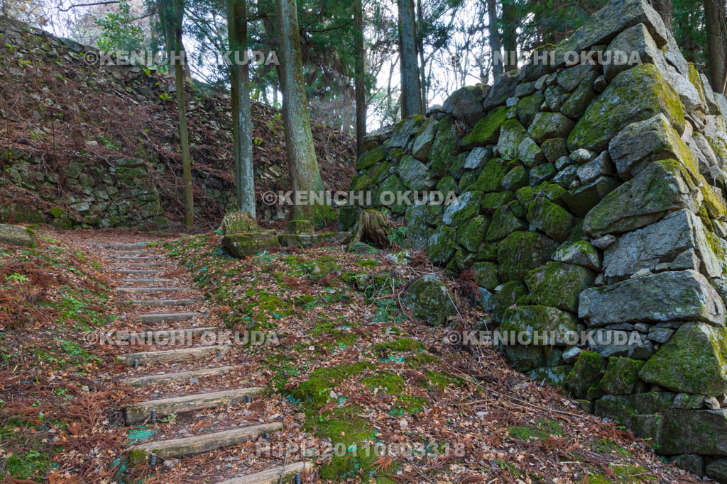 奈良県　高取城　壺阪口中門跡