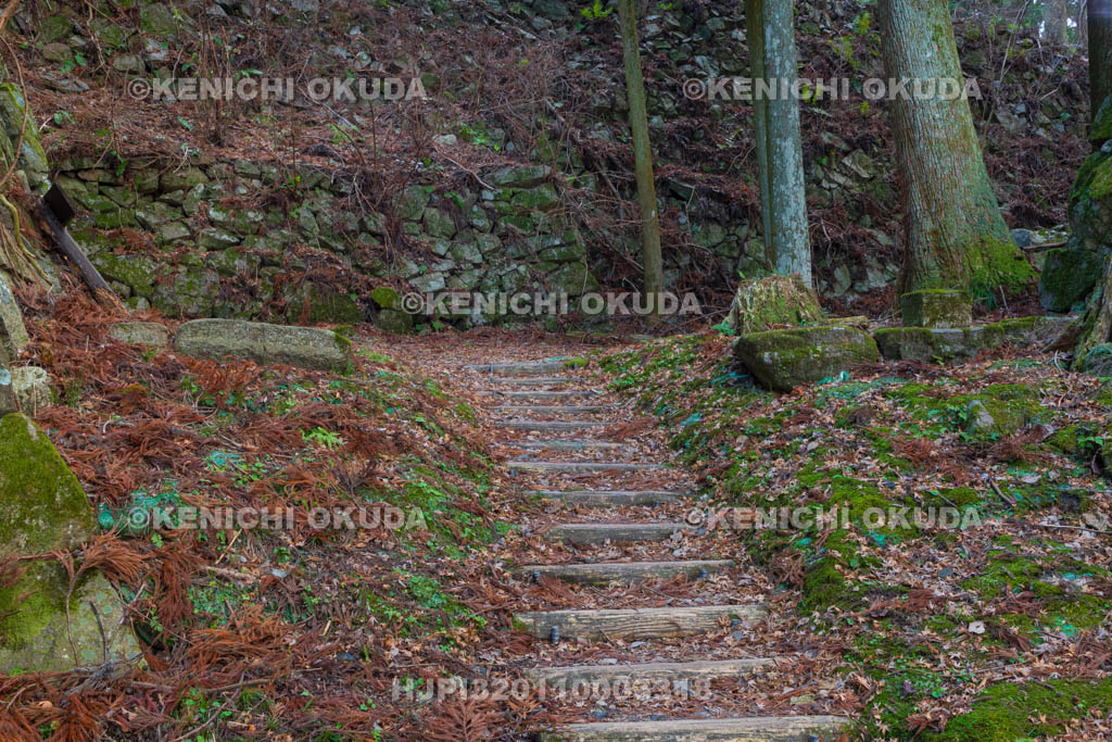 奈良県　高取城　壺阪口中門跡
