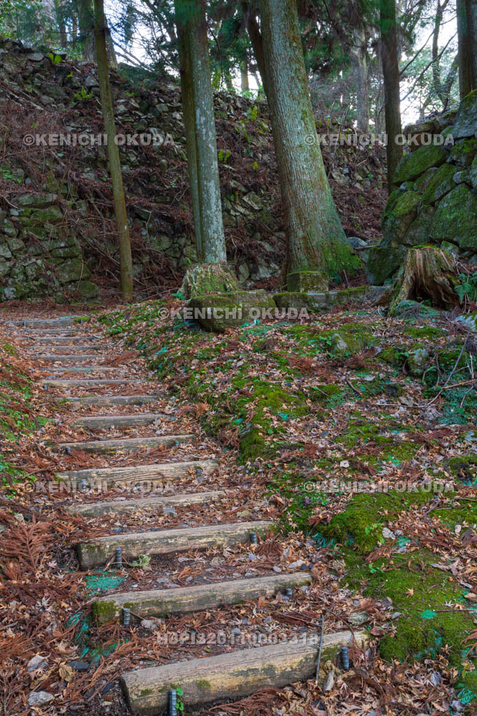 奈良県　高取城　壺阪口中門跡