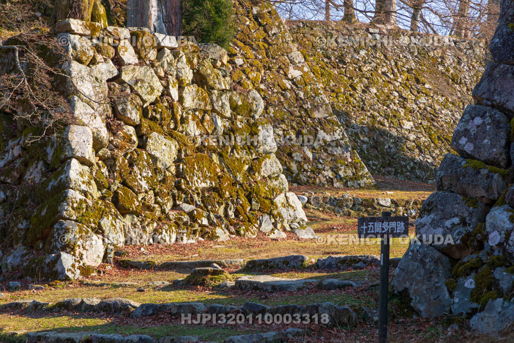 奈良県　高取城　十五間多門跡