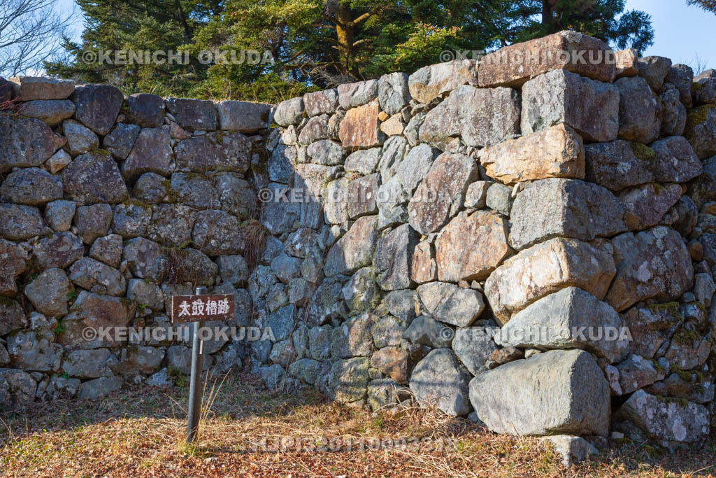 奈良県　高取城　太鼓櫓跡