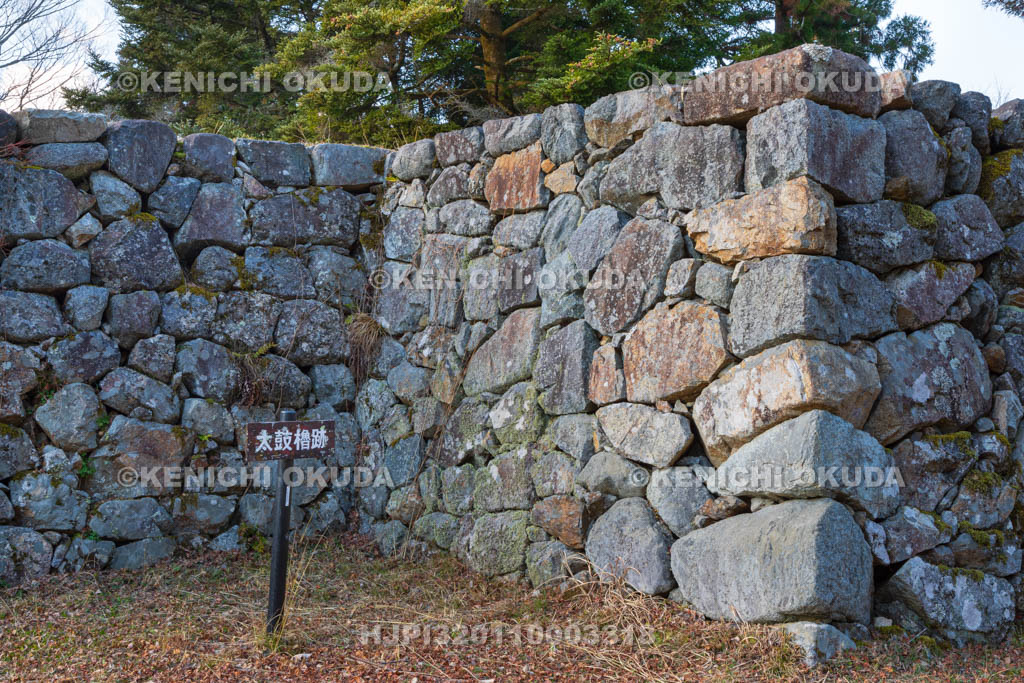 奈良県　高取城　太鼓櫓跡