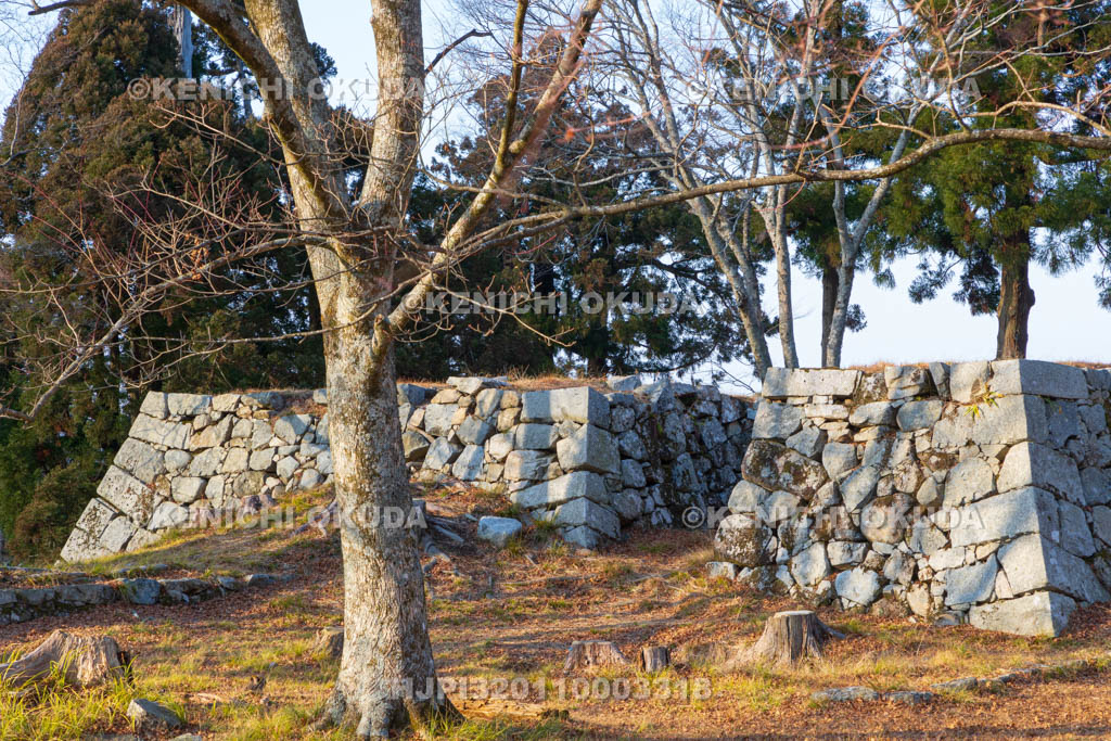 奈良県　高取城　天守台