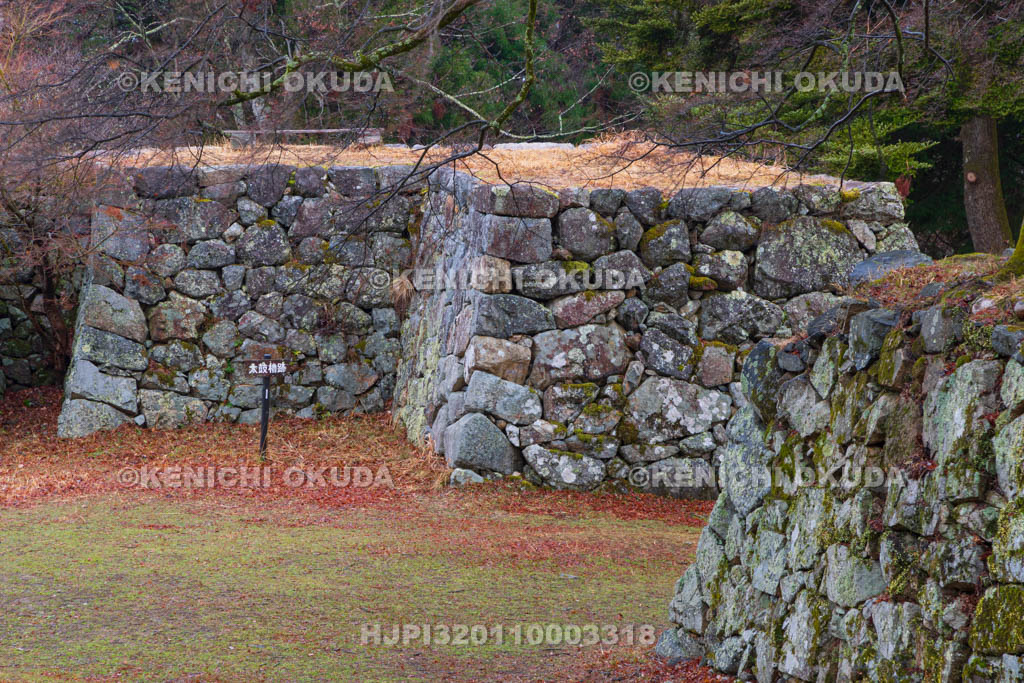奈良県　高取城　太鼓櫓跡