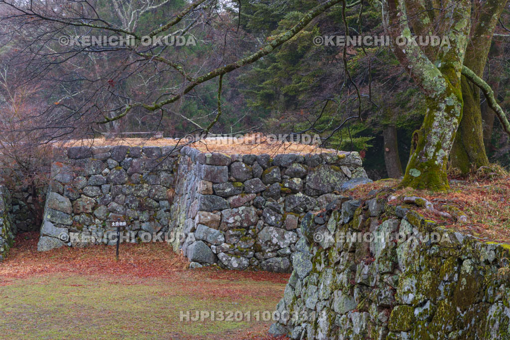 奈良県　高取城　太鼓櫓跡
