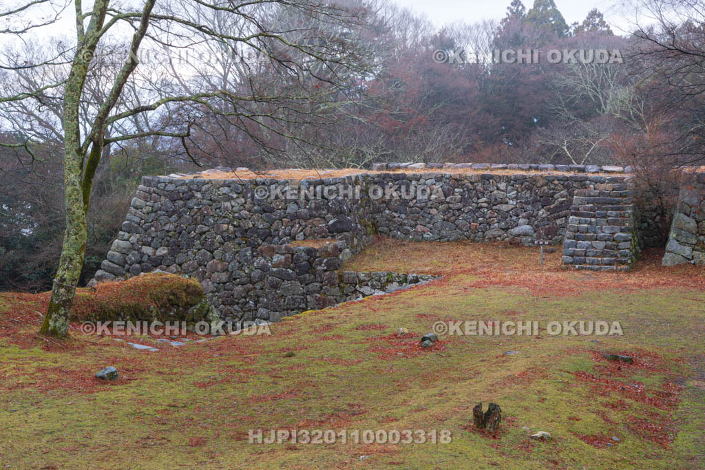 奈良県　霧の高取城　新櫓跡