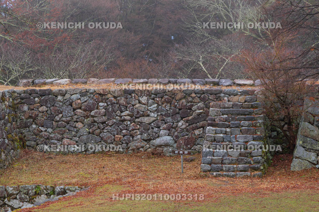 奈良県　霧の高取城　新櫓跡