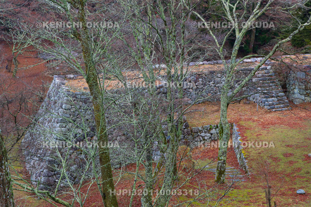 奈良県　高取城　新櫓跡