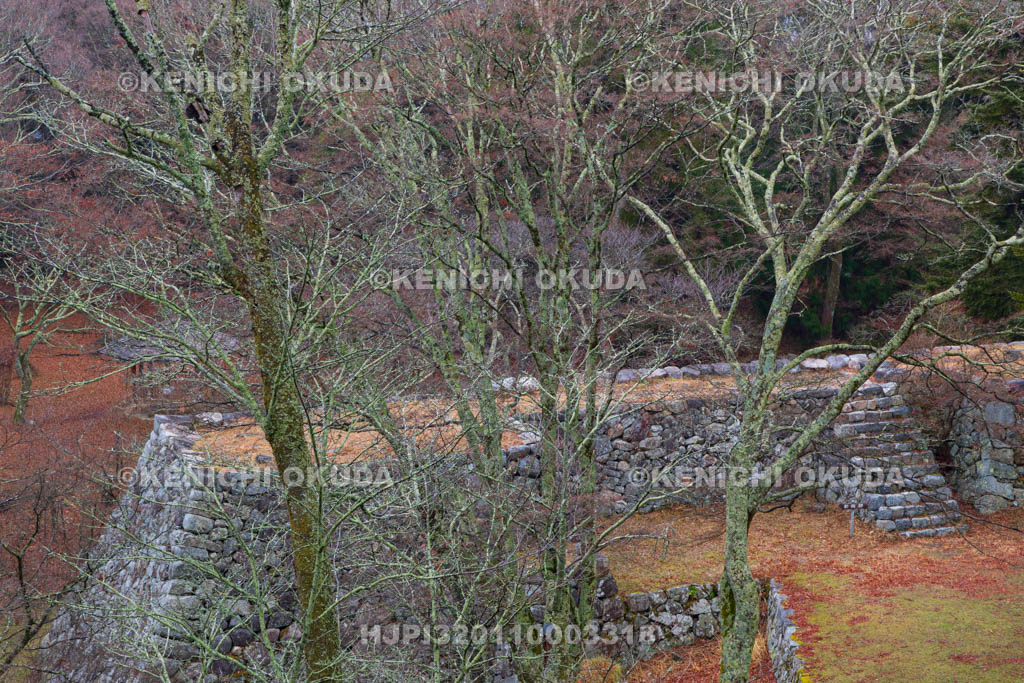奈良県　高取城　新櫓跡