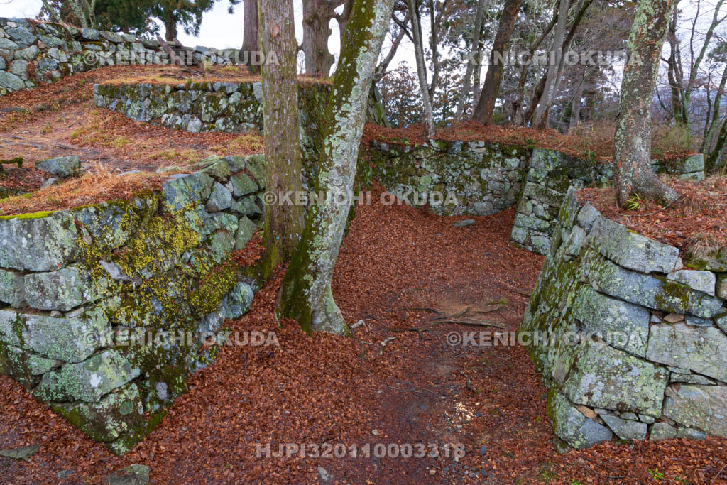 奈良県　高取城　本丸虎口