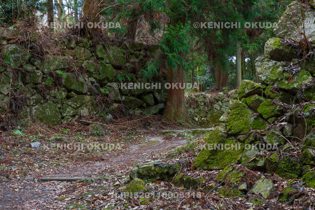 奈良県　高取城　千早門跡