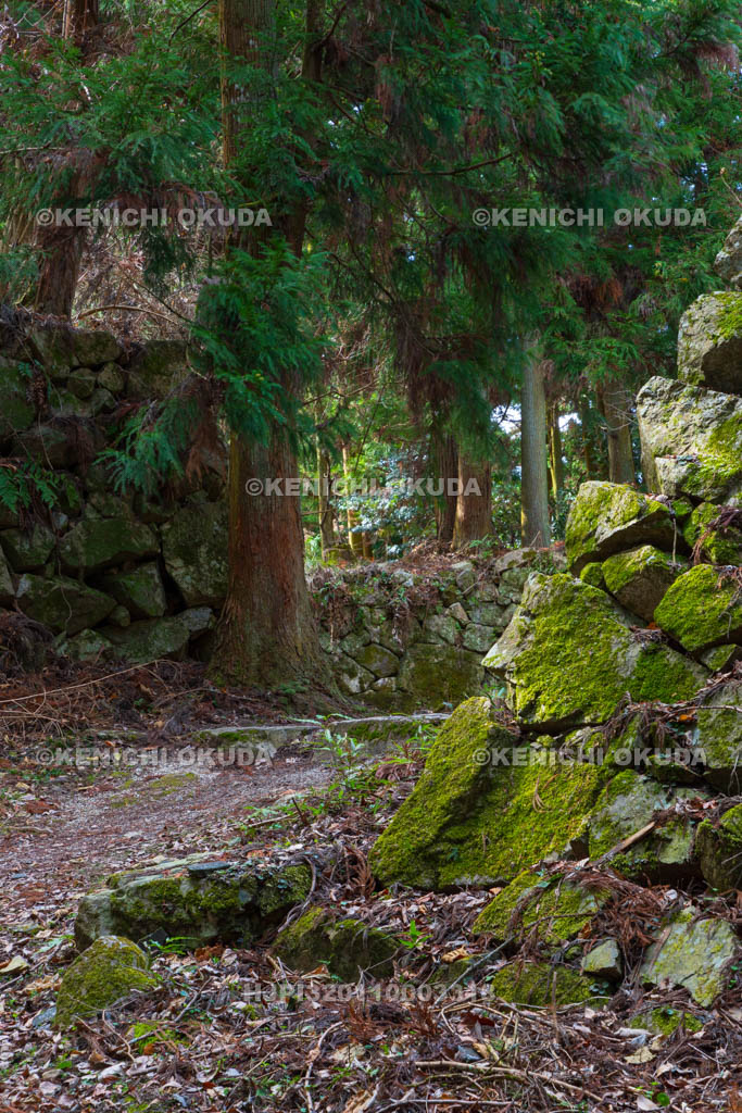 奈良県　高取城　千早門跡