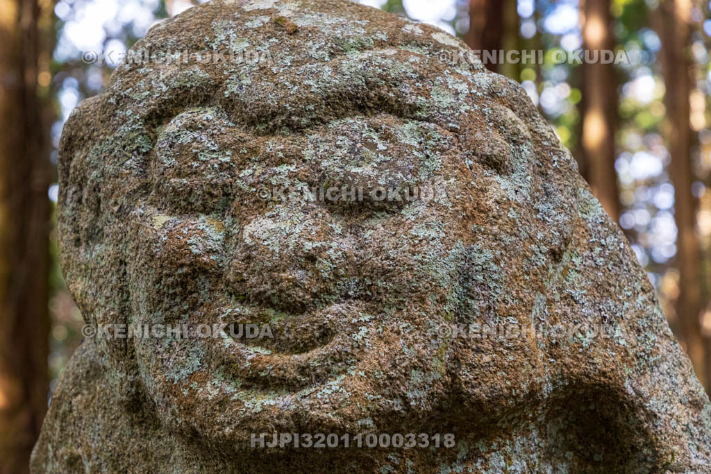 奈良県　高取城　猿石