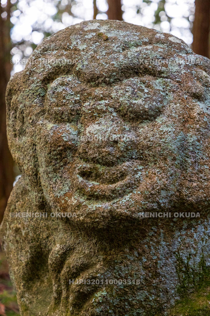 奈良県　高取城　猿石