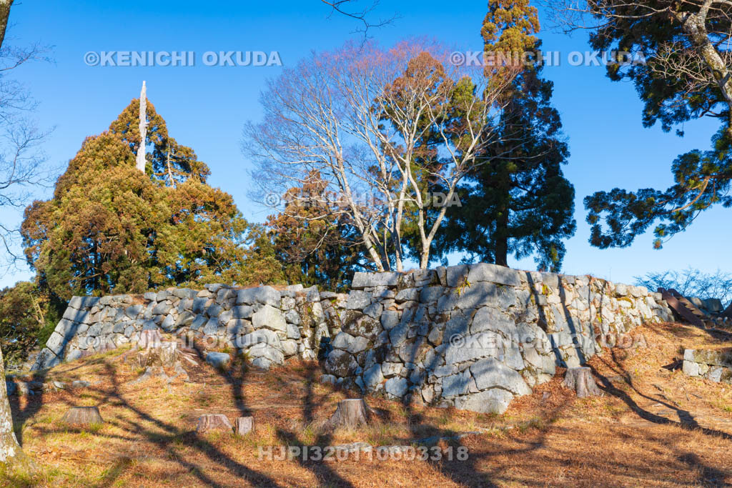 奈良県　高取城　天守台