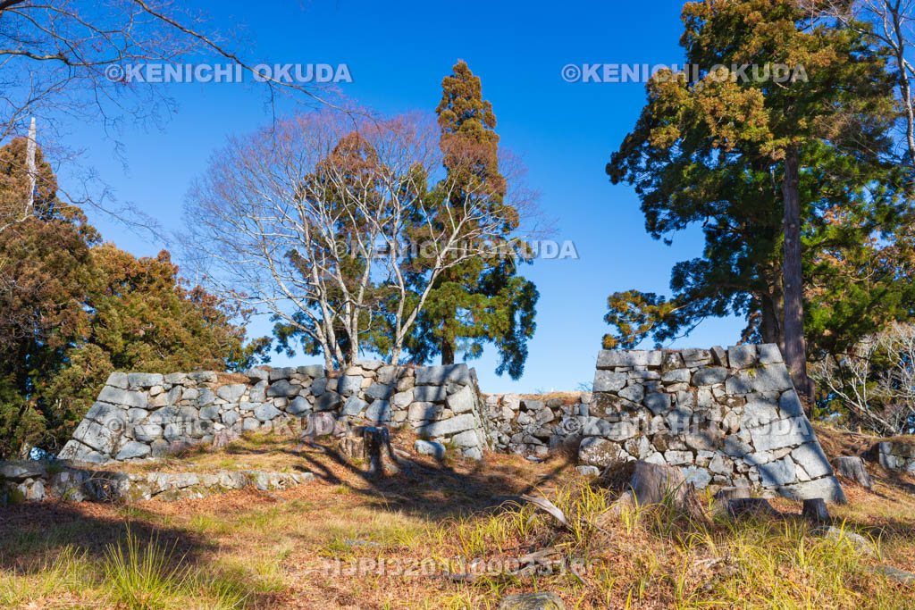 奈良県　高取城　天守台