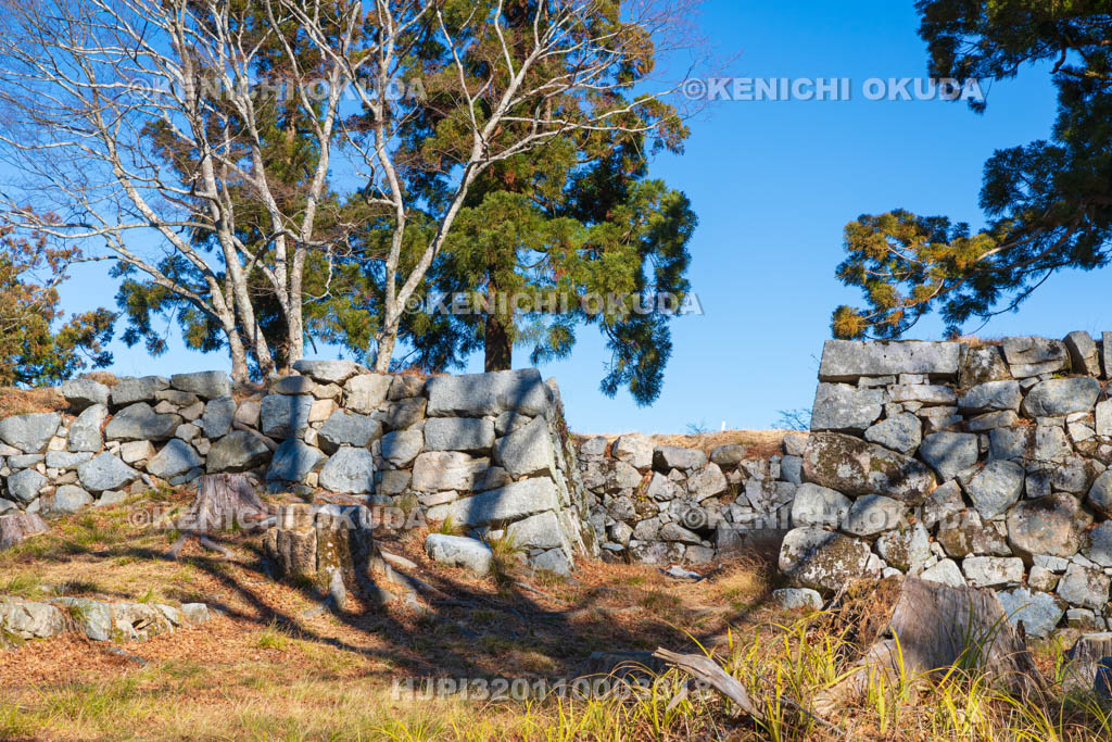 奈良県　高取城　天守台