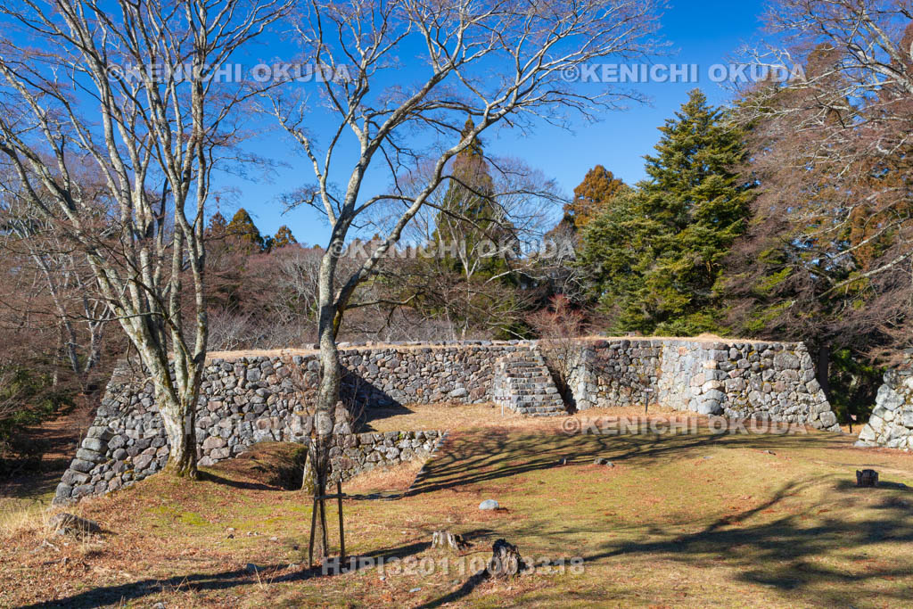 奈良県　高取城　太鼓櫓・新櫓跡