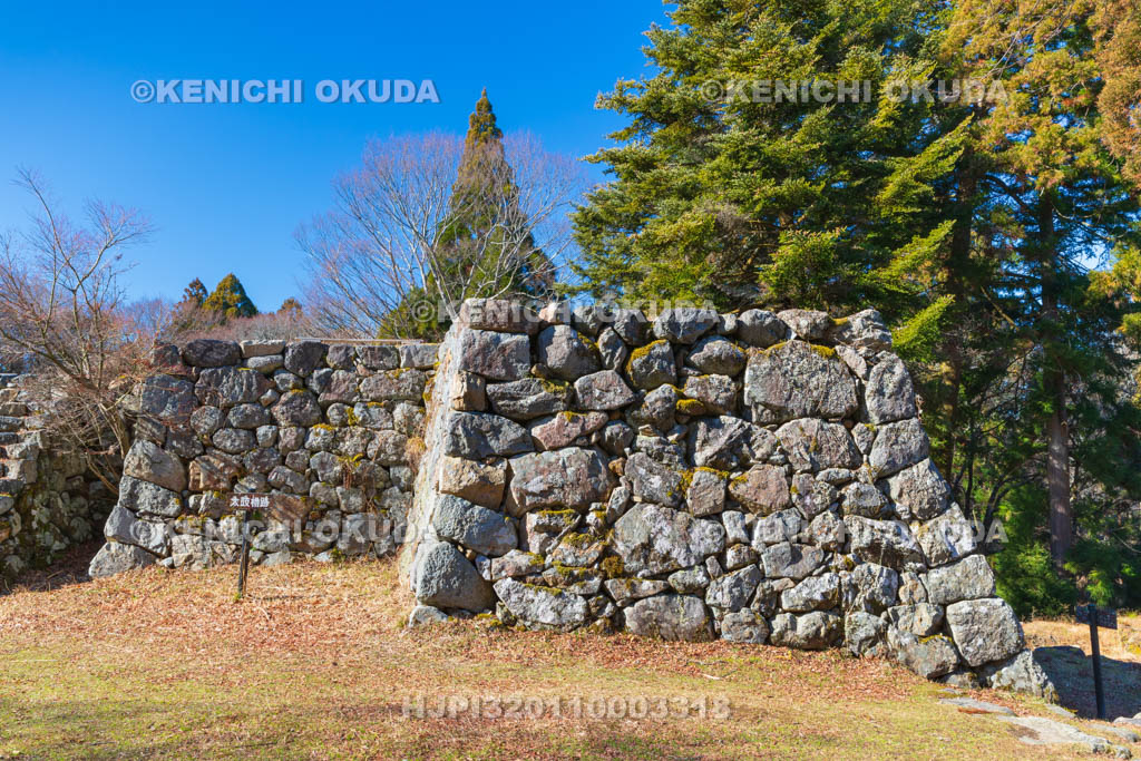 奈良県　高取城　太鼓櫓跡