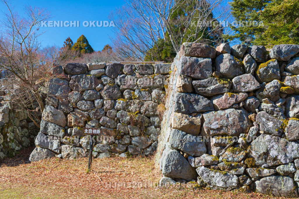 奈良県　高取城　太鼓櫓跡
