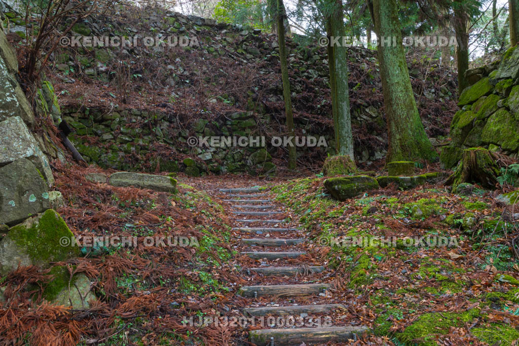 奈良県　高取城　壺阪口中門跡