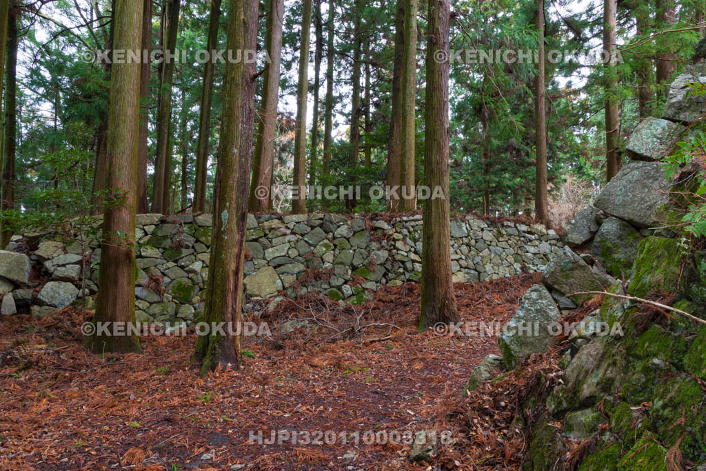 奈良県　高取城　城代屋敷跡
