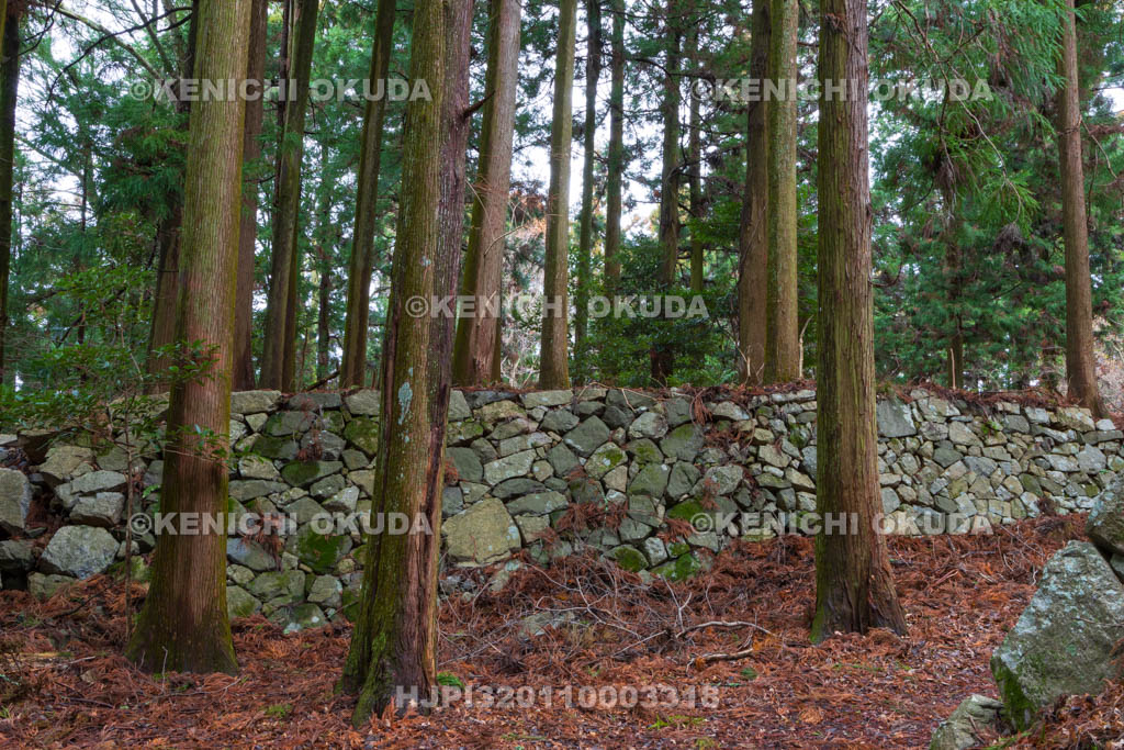 奈良県　高取城　城代屋敷跡