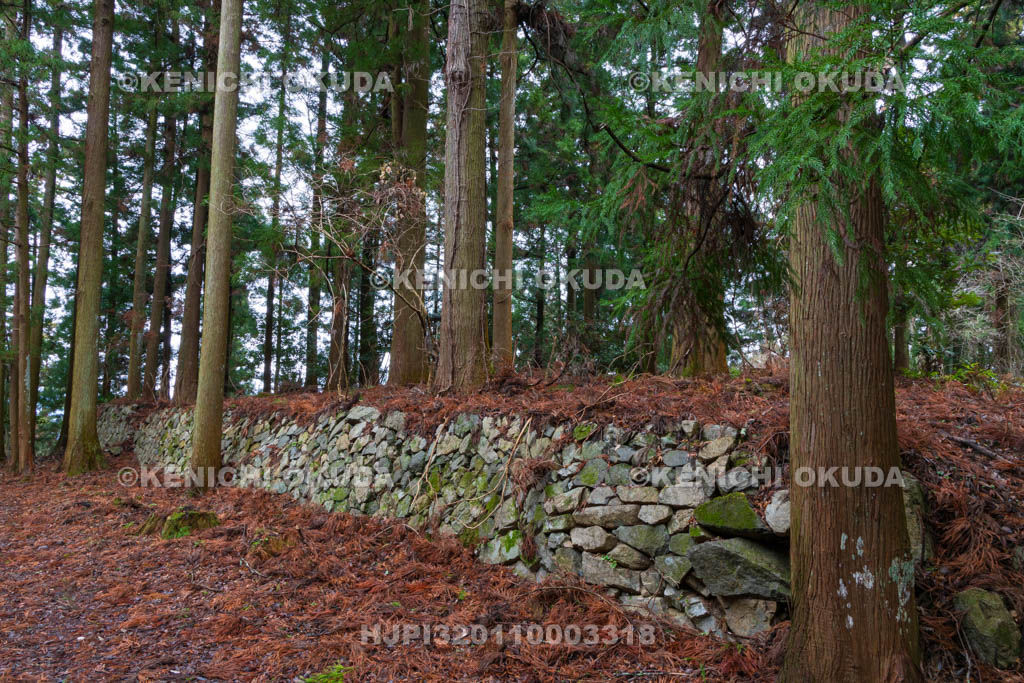 奈良県　高取城　城代屋敷跡