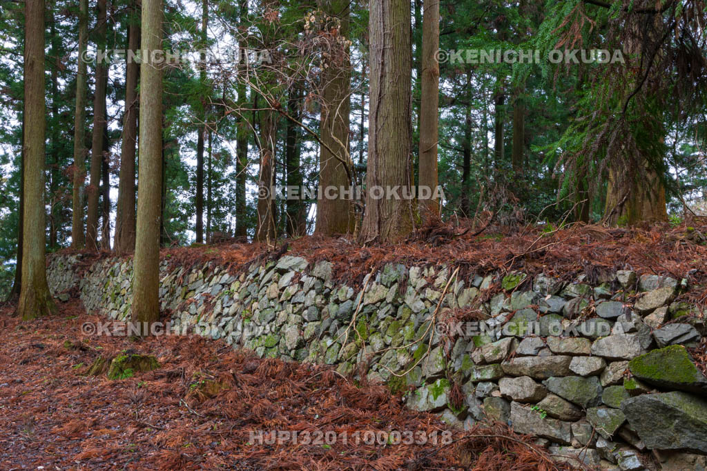 奈良県　高取城　城代屋敷跡