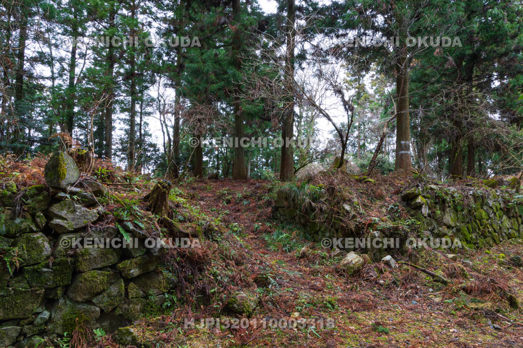 奈良県　高取城　城代屋敷跡