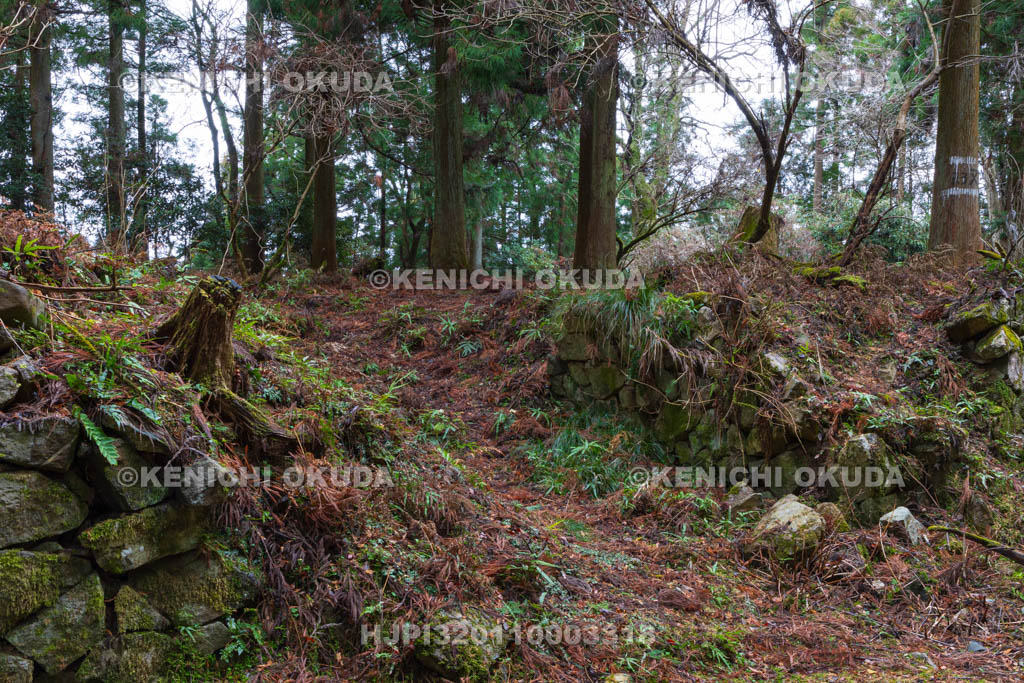 奈良県　高取城　城代屋敷跡