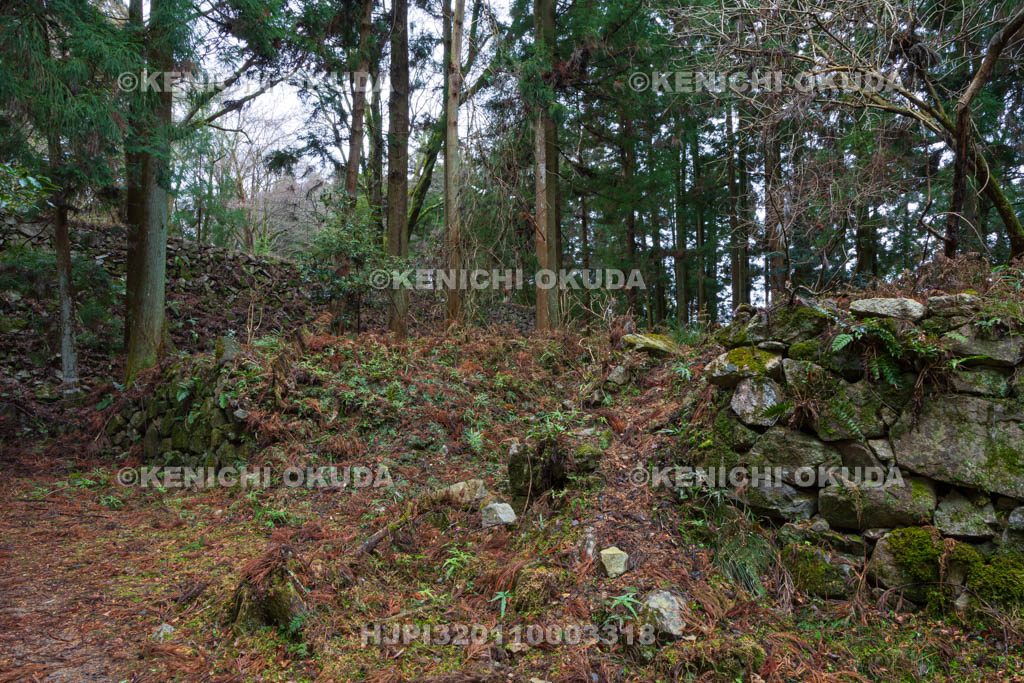 奈良県　高取城　城代屋敷跡