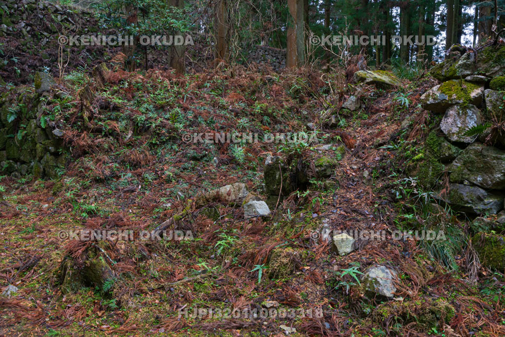 奈良県　高取城　城代屋敷跡