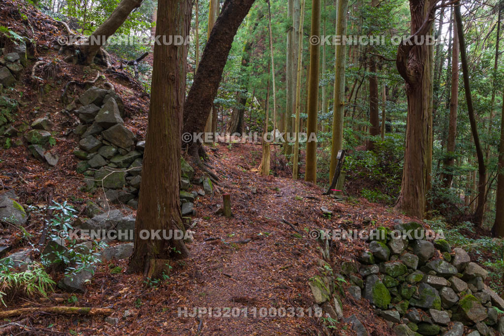 奈良県　高取城　吉野口門跡