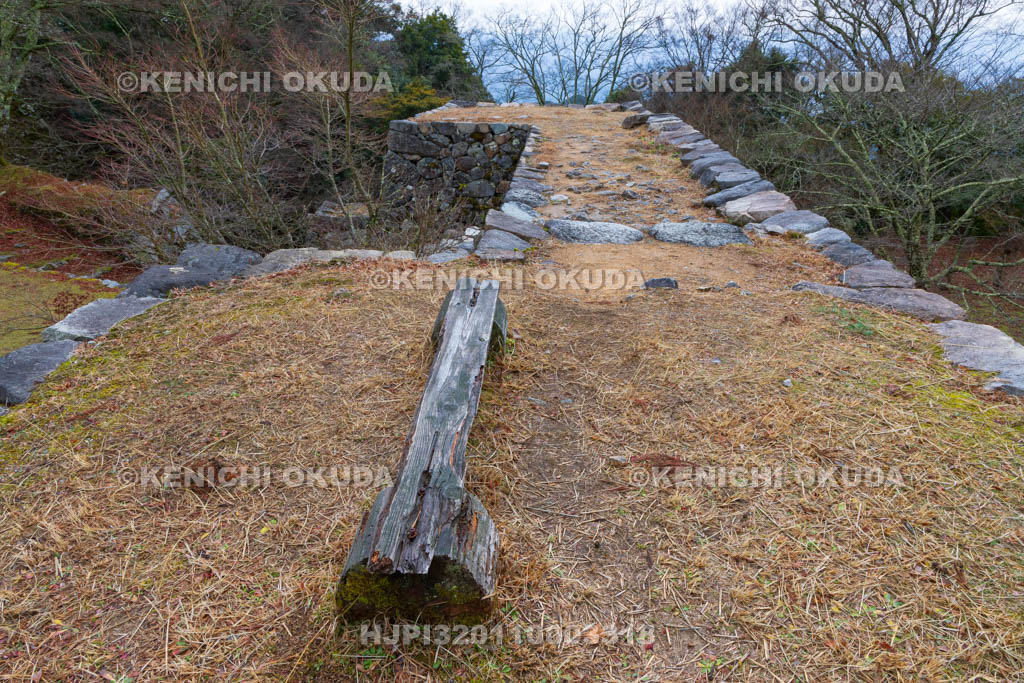 奈良県　高取城　太鼓櫓跡・新櫓跡