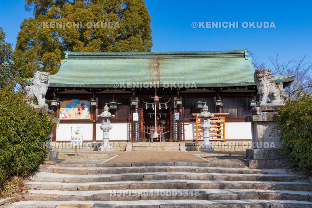 奈良県　大和郡山城　柳澤神社　拝殿