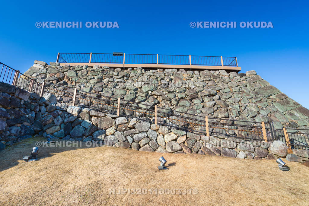 奈良県　大和郡山城　天守台