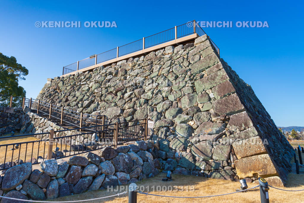 奈良県　大和郡山城　天守台