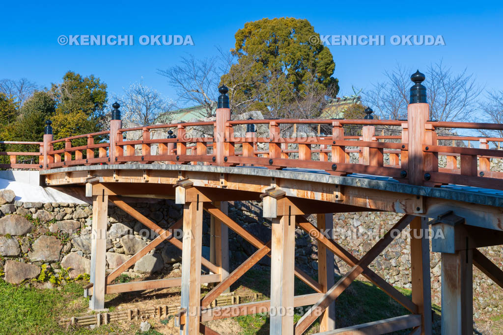 奈良県　大和郡山城　極楽橋