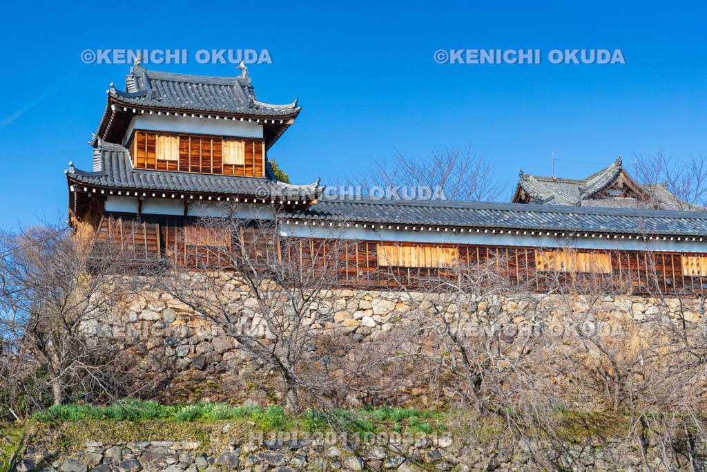 奈良県　大和郡山城　東隅櫓と十九間多聞櫓