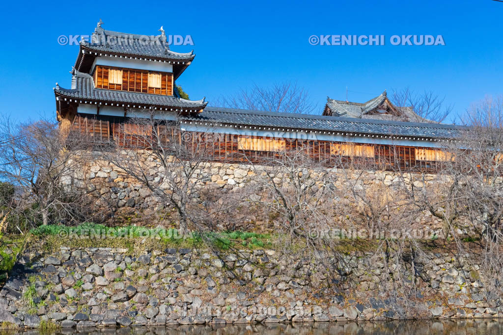 奈良県　大和郡山城　東隅櫓と十九間多聞櫓
