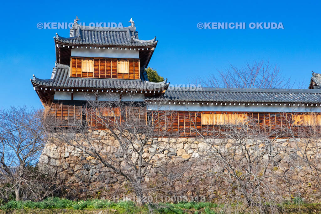 奈良県　大和郡山城　東隅櫓と十九間多聞櫓