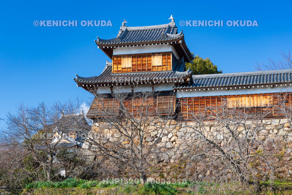 奈良県　大和郡山城　東隅櫓と十九間多聞櫓