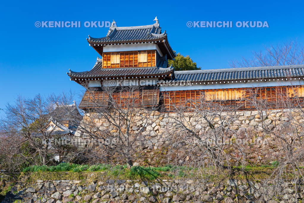 奈良県　大和郡山城　東隅櫓と十九間多聞櫓